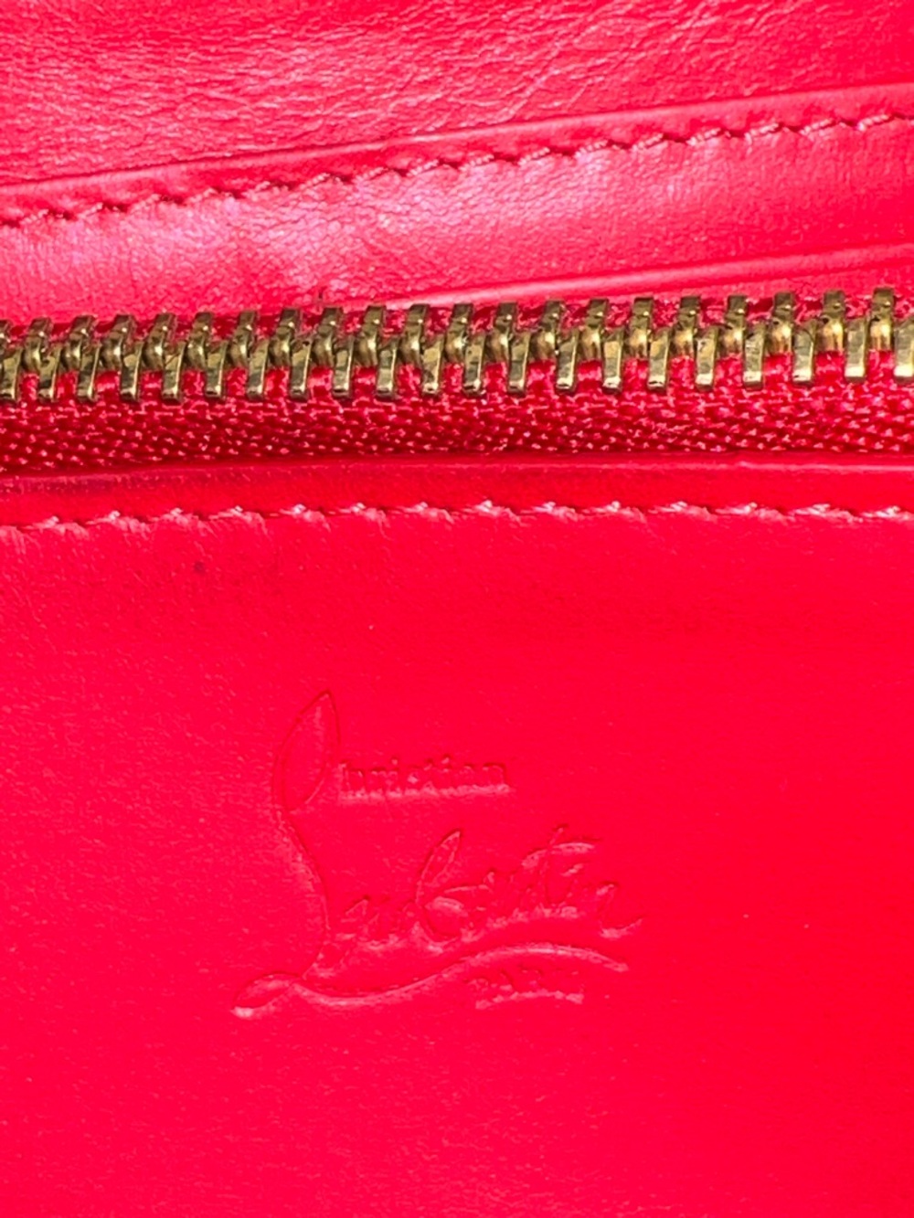 Christian Louboutin Pannetone Black Spiked Long Zippy Wallet - Picture 9 of 12